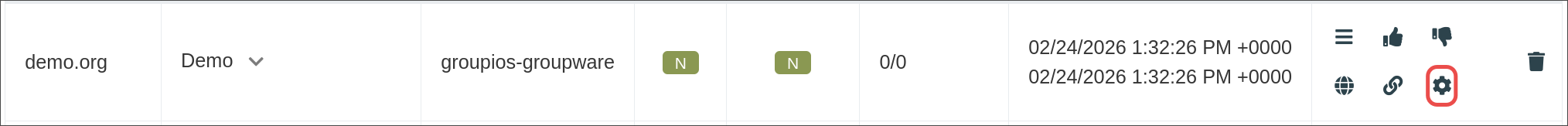 Konfiguration Navigation